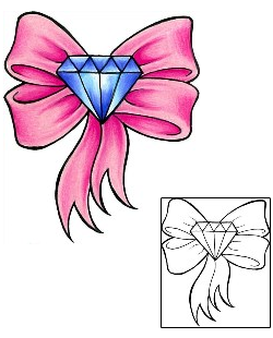 Bow Tattoo For Women tattoo | CAF-00030