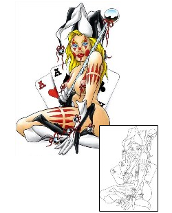 Joker - Jester Tattoo Mythology tattoo | CCF-00147
