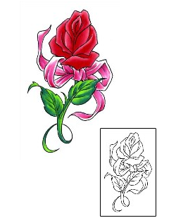Ribbon Tattoo Plant Life tattoo | CCF-00744