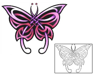Celtic Tattoo Pink Celtic Butterfly Tattoo
