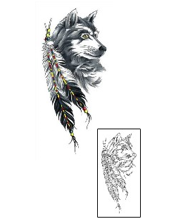 Wolf Tattoo Miscellaneous tattoo | CCF-00946