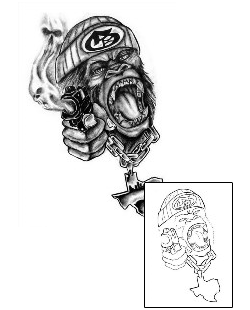 Gun Tattoo Animal tattoo | CHF-00225