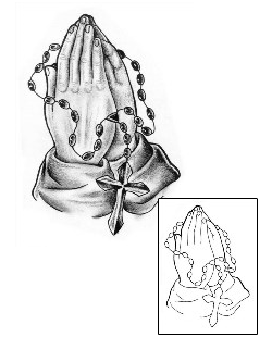 Rosary Beads Tattoo Religious & Spiritual tattoo | CHF-00249