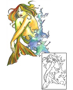 Mermaid Tattoo Mythology tattoo | COF-00056