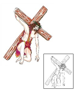 Jesus Tattoo Religious & Spiritual tattoo | CRF-00281