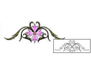 Orchid Tattoo For Women tattoo | DFF-00840