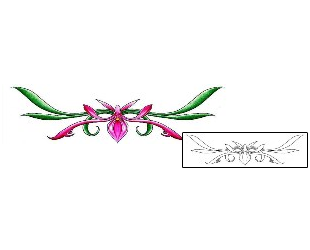 Orchid Tattoo For Women tattoo | DFF-00841