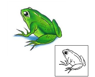 Frog Tattoo Reptiles & Amphibians tattoo | G1F-00166