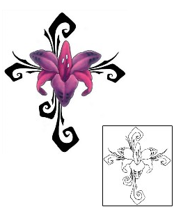 Orchid Tattoo Religious & Spiritual tattoo | GSF-00348