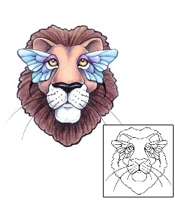 Lion Tattoo Mythology tattoo | GSF-00560