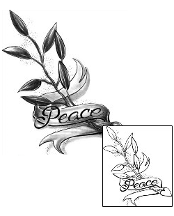 Peace Symbol Tattoo Miscellaneous tattoo | HAF-00278