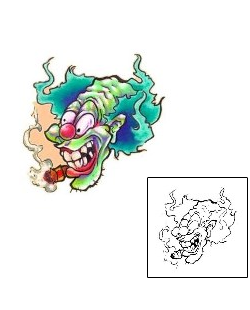 Cartoon Tattoo Chapin Clown Tattoo