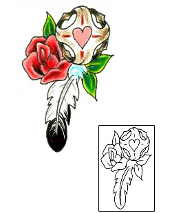 Dreamcatcher Tattoo Plant Life tattoo | JJF-00453