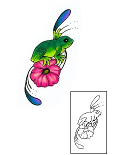Frog Tattoo Plant Life tattoo | JJF-00569