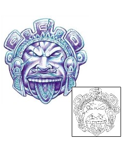 Aztec Tattoo Ethnic tattoo | JPF-00052