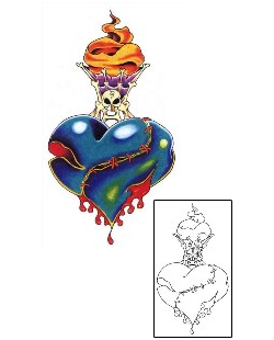 Heart Tattoo Miscellaneous tattoo | KDF-00033