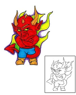 Devil - Demon Tattoo Miscellaneous tattoo | KSF-00019