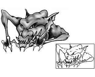 Monster Tattoo Horror tattoo | LDF-00017