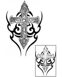 Tribal Tattoo Religious & Spiritual tattoo | LIF-00055