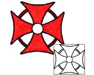 Iron Cross Tattoo PLF-00242