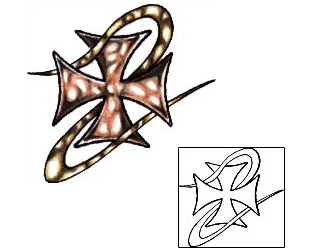 Iron Cross Tattoo PLF-00261