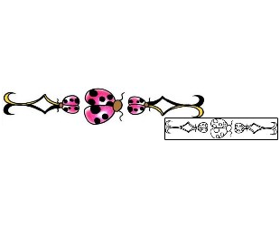 Ladybug Tattoo Specific Body Parts tattoo | PPF-00390