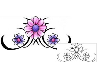 Flower Tattoo Plant Life tattoo | PPF-02033