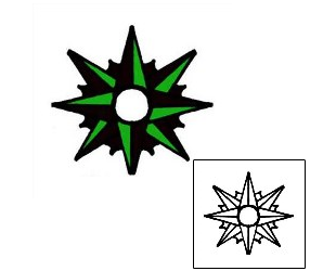 Compass Tattoo Astronomy tattoo | PPF-03239