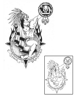 Aztec Tattoo Mythology tattoo | ROF-00045