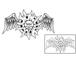 Aztec Tattoo Astronomy tattoo | ROF-00076