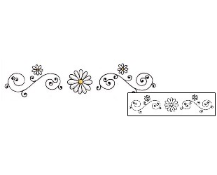 Daisy Tattoo Plant Life tattoo | RSF-00020