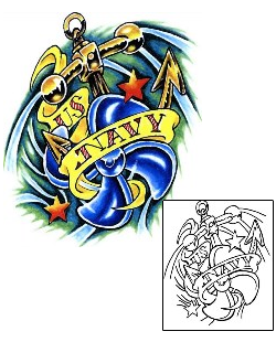 Navy Tattoo Patronage tattoo | SCF-00293