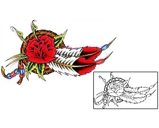 Ethnic Tattoo Plant Life tattoo | SCF-00457
