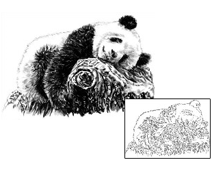 Panda Tattoo SOF-00491